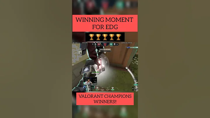 EDG ARE YOUR VALORANT CHAMPIONS 🏆 #riotgames #valorant #valorantclips #tenz #nrg