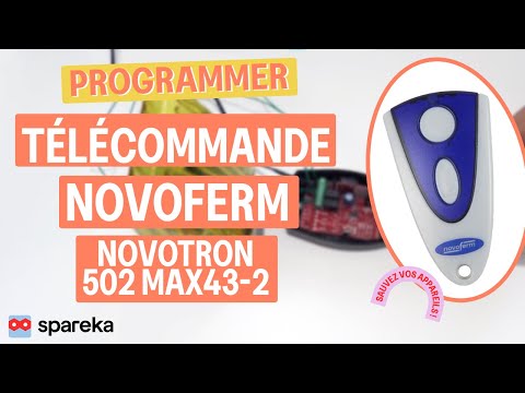 Comment programmer votre télécommande Novoferm Novotron 502 MAX43-2 ?