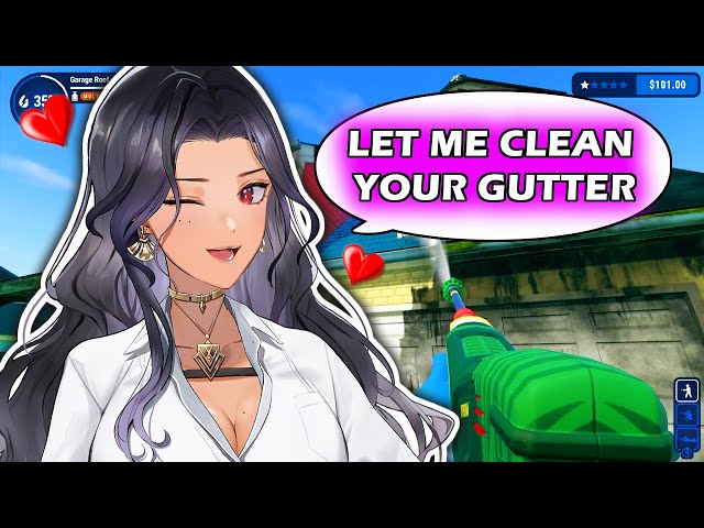 Let me clean your gutter~😉💦💖✨POWERWASH SIMULATOR【NIJISANJI EN | Scarle Yonaguni】のサムネイル