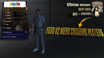 FODO V2 FIVEM Menu | Crashing people