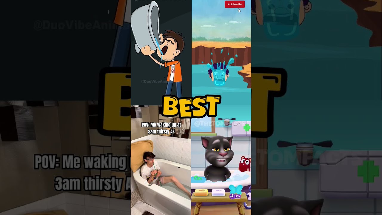 POV Me Waking Up At 3AM Like A Thirsty Zombie Shorts Trending Animation Animationmeme Edit