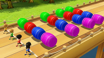 Wii Party Board Game Island - Jacko Vs Eva Vs Silke Vs Rachel (Expert Difficulty)