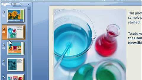 Insert a New Slide in PowerPoint 2007