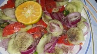 FRESH SALD RECIPE |HOW TO MAKE FRESH SALD AT HOME |RESTAURANT STYLE |FOODMANIA BY SAIMA