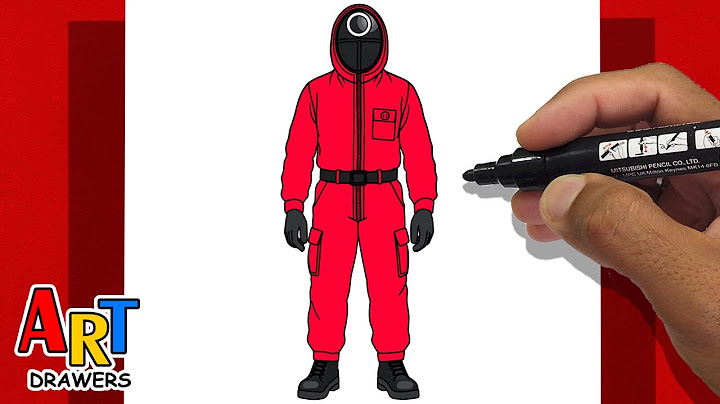 How To Draw SQUID GAME 3😮 CIRCLE Guard🔴