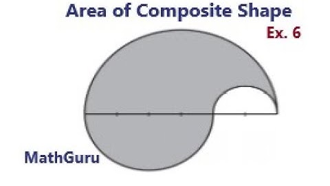 Area of Composite Shape: Semi Circles