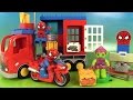 Spiderman aventure en camionaraigne atelier motoaraigne
