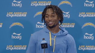 Asante Samuel Jr. Reacts to Winning Rookie of the Week | LA Chargers