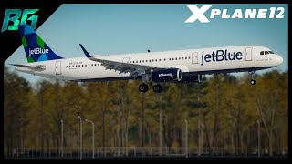 JetBlue A321 w WinWing EFIS FCU X-Plane 12 LIVE