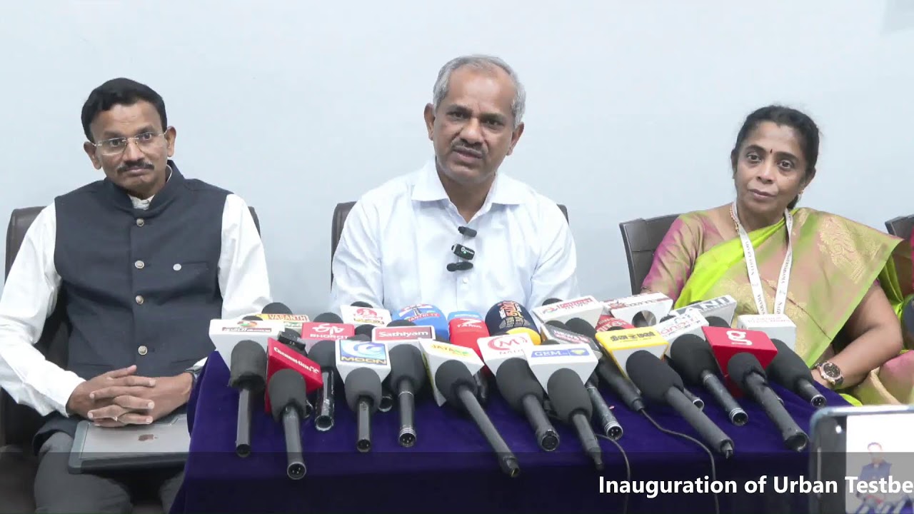 Inauguration of Urban Testbed Facility under mission Mausam