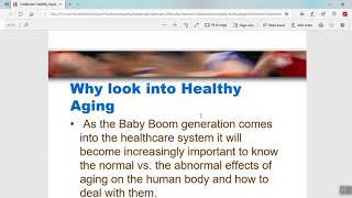 Webinar September Healthy Ageing Month