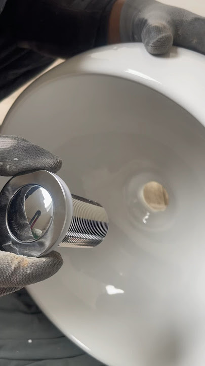 How to install a BASIN WASTE #diy #tips #hack