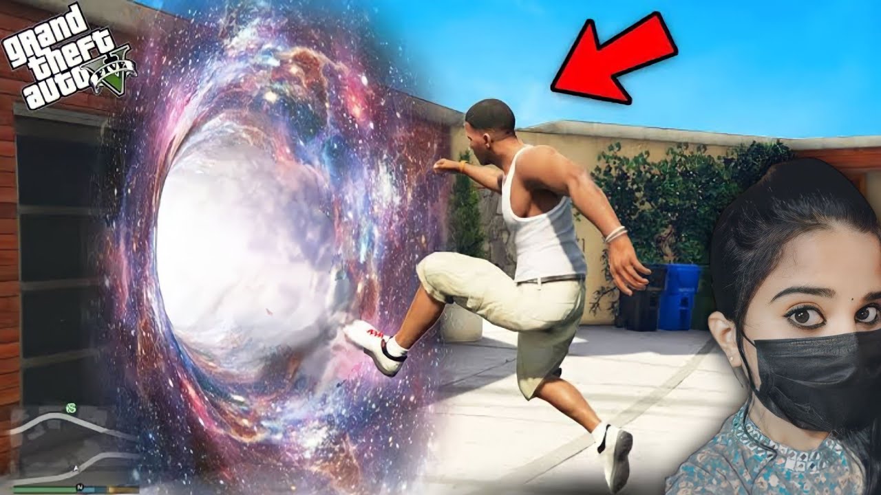 Franklin Use Magical Portal - GTA 5 #60