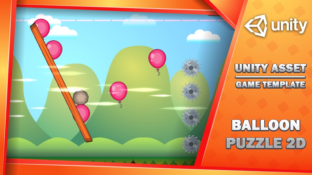 Balloon Puzzle 2D - Free Game Template, video preview 7