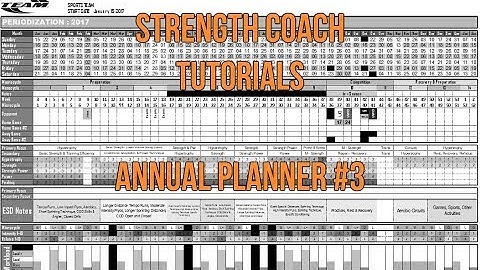 Yearly Training Plan #3 | Strength Coach Tutorials | DSMStrength | Formatting