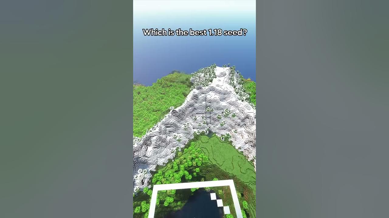 Minecraft Greatest 1.18 Seeds #shorts Minecraft Greatest 1.18 Seeds #shorts