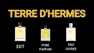 TERRE D&#39;HERMES COMPARISON | EdT vs Parfum vs Eau Givree