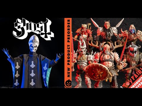 GWAR & Ghost new figures from Trick Or Treat Studios pre orders up!