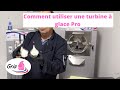 Comment utiliser une turbine  glace professionnelle 