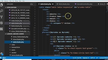 QRCode tutorial   25   fix the after edit redirection Laravel 5.6 full project course