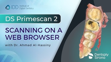Scanning Speed and Demo of the Primescan 2 by Dentsply Sirona - on a web browser by iDD