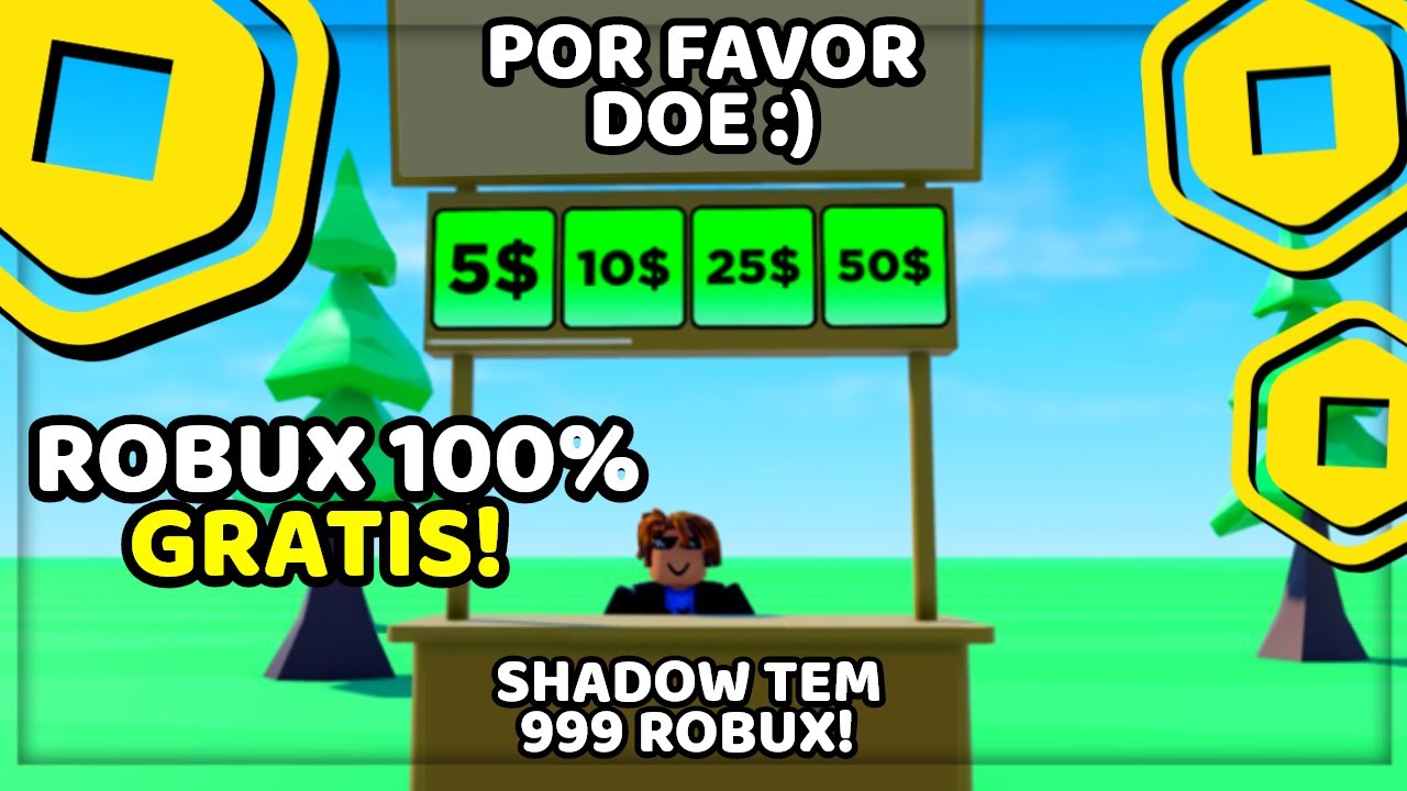 Roblox brasil  Dica pra ganhar robux mano só cria um jogo e se vc tive  sorte o roblox te dá robux pelas visitas do seu jogo