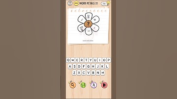 Brain Test Tricky Words Petals Level 21