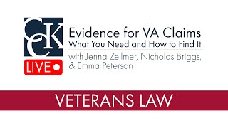 Evidence for VA Claims: What you need and how to find it