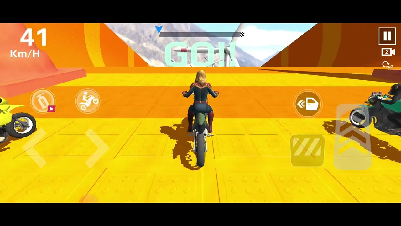 bike stunt maga ramp jump action video dekhiae aur fun