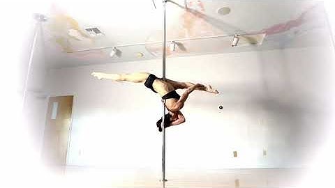 How to do the Choker Split - Pole Dancing Tutorials by ElizabethBfit