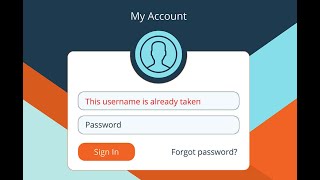 JavaScript Username Generator: Demo for text and number inputs