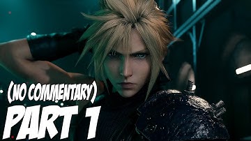 Final Fantasy VII Remake Demo (No Commentary) Gameplay Walkthrough Part 1 - Full Demo (FF7 PS4 PRO)