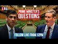 Rishi Sunak faces Keir Starmer at Prime Minister&#39;s Questions | Watch now