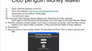 Club penguin money maker that 100% works!