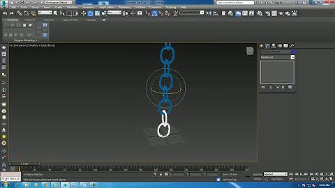 Tutorial on simulate chain in mass fx 3d in 3dsmax.