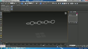 Tutorial on simulate chain in mass fx 3d in 3dsmax.