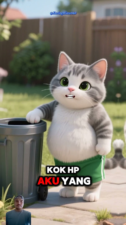 kucing gemoy nyariin hape nya 😆😅 #lucu #animasi #kucingceleno #viralshort