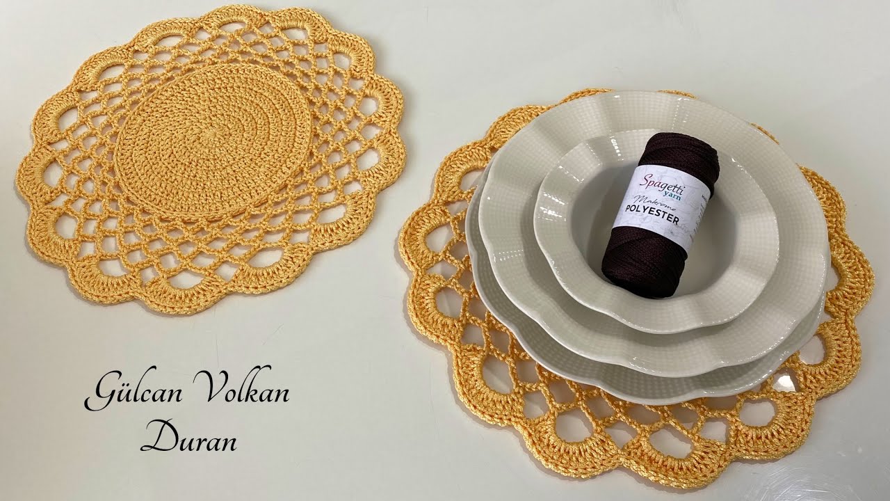 ŞAHANE SUNUNLAR İÇİN ⭐️POLYESTER MAKROME ÖRGÜ SUPLA YAPIMI