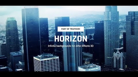 Red Giant Trapcode Horizon Tutorial