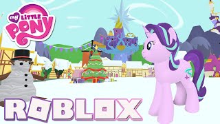 Winter In Ponyville & Starlight Glimmer! Roblox Roleplay is Magic  My Little Pony 3D