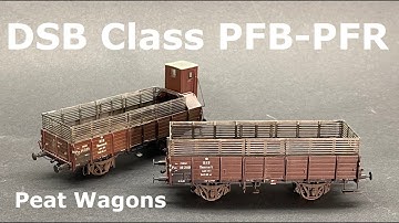 DSB Class PFB-PFR from Dekas - Peat Wagons - Unboxing and Weathering