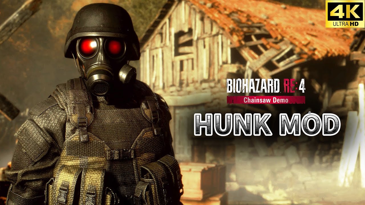 Resident Evil RE4 Chainsaw Demo Hank MOD Play [Bio RE4] [BIOHAZARD