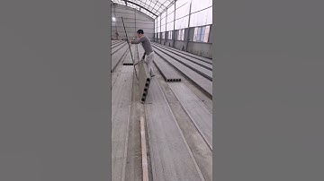 Precast concrete slab making process #short #machinery #tools