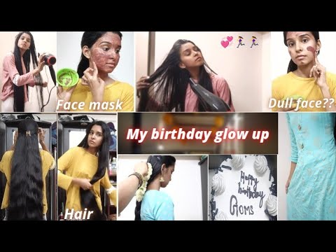 💫 My Simple birthday Glow up 💞 at home 🏠 Lets see 🏃‍♀🏃‍♀ - YouTube