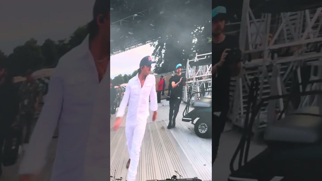 Morgan Wallen Entrance Hyde Park London. July 4th