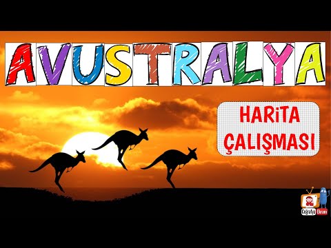 7- Avustralya Harita çalışması