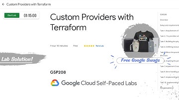 Custom Providers with Terraform Lab solution || GSP208 || Free Google Swags & Goodies