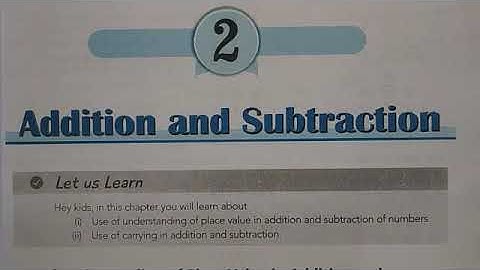 Class 5 maths chapter 2 addition and subtract subtraction @BMPSOnline