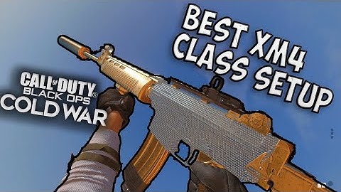 the MOST INCREDIBLE XM4 SETUP... UNSTOPPABLE! (BEST XM4 CLASS SETUP) - COLD WAR