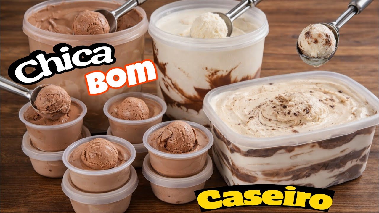 1L DE LEITE RENDE MAIS DE 10L DE SORVETE!  VOCE NÃO VAI ACREDITAR ESSE SORVETE É MUITO ECONÔMICO 